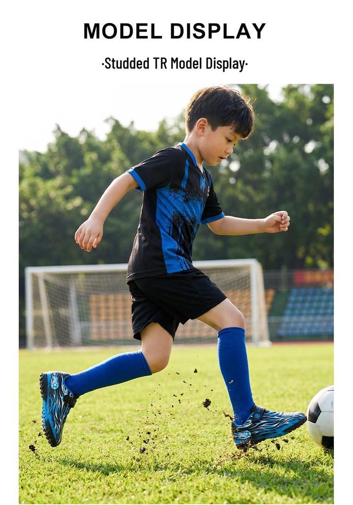 World Cup Primary School Kids' TF Studded Football Shoes for Training & Competition