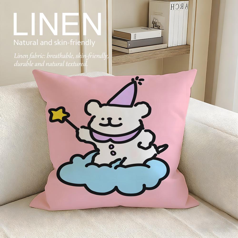 

Animal Maltese Cushion Cover Pillowcase Set Pcs x x Breathable Washable Sofa Cushion Cover 30X30cm
