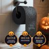 Black Toilet Roll Halloween Pumpkin Decoration Tissue
