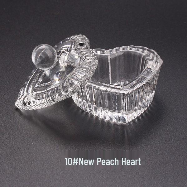 

Хрустальный стаканчик для мытья кистей для нейл-арта в форме сердца