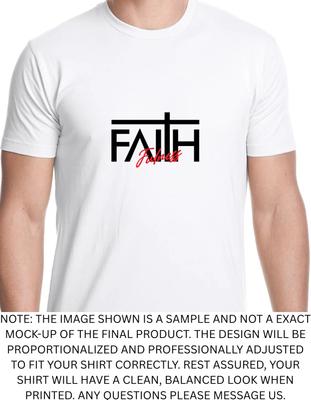 Men's and Women's T-shirts Faith Themed Religious God Jesus Graphic