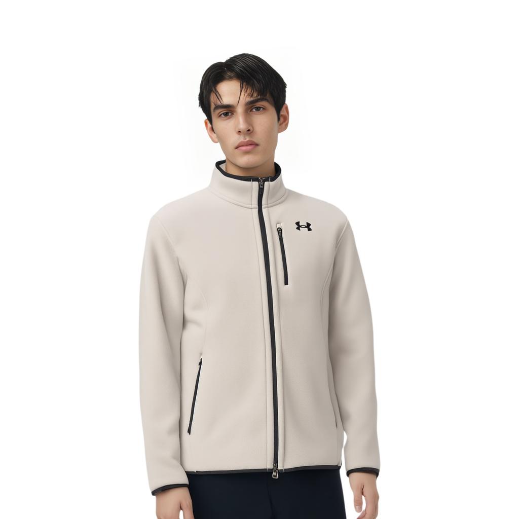 Under Armour Comfortable Simple Stand Collar Zipper Jacket Men Jackets 1389308-110