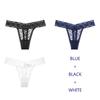TERMEZY 3Pcs/Lot Women Lingerie G String Lace Underwear Femal Sexy T-back Thong Sheer Panties Japan Style Transparent Knickers