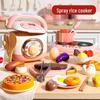 Kids' Pretend Play Steam Spray Rice Cooker Set with Kitchen Utensils