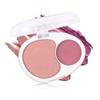 Double Mix Blush Clay Soft and Delicate Contouring Mashed Potatoes 2 Color Face Brightening Mousse Blush Paste Tray