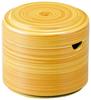 Tsutsu-shaped Powdered Tea Container, Plain Wood [70 X 60 Mm, 88 G]  Japanese Tableware