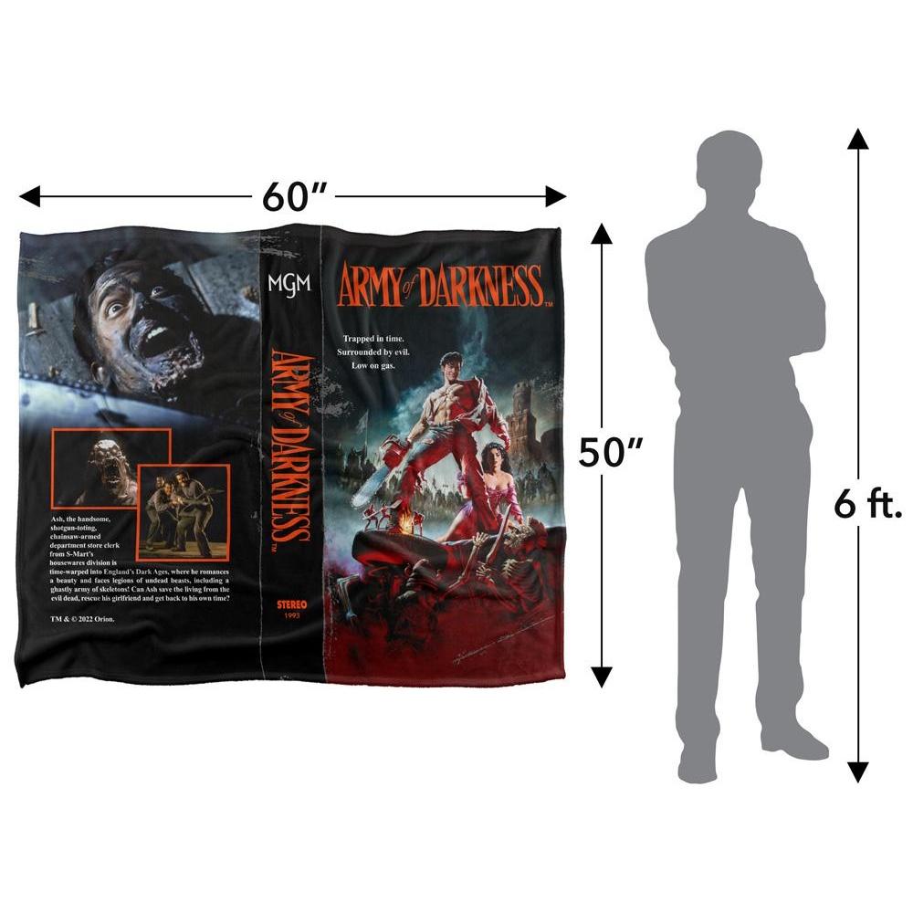 Army Of Darkness VHS Blanket