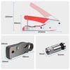 eSynic Coaxial Cable Stripper, 20pcs RG6/RG59 Compression F Connector Wire Crimping Pliers Tool, Coaxial Cable Wire Stripper