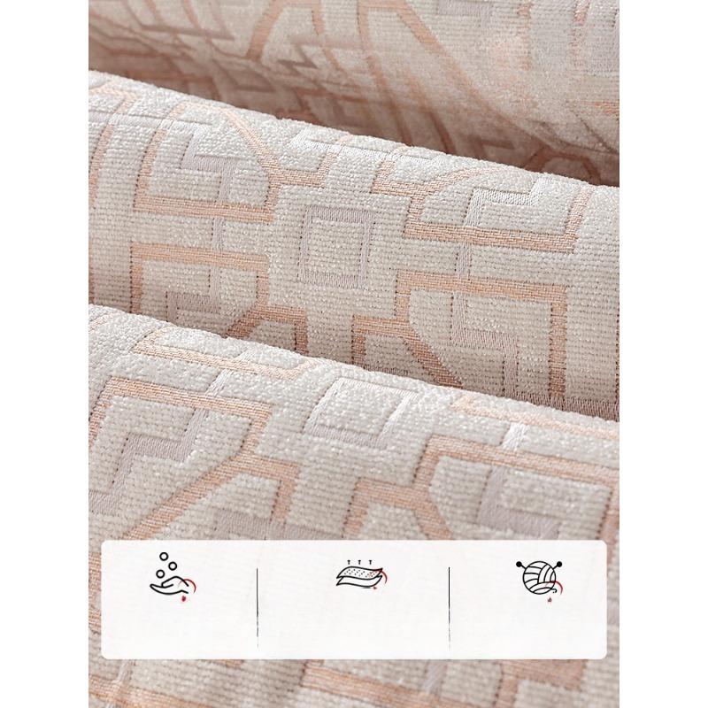 Sofa Cover Non-Slip All Wrapped Cover Chinese Three-Seat Solid Wood Sofa Cushion Four Seasons Universal Sofa Cushion