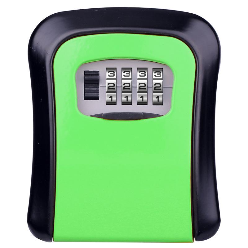 Wall-mounted Metal Key Box: Decorative Storage for Homestays