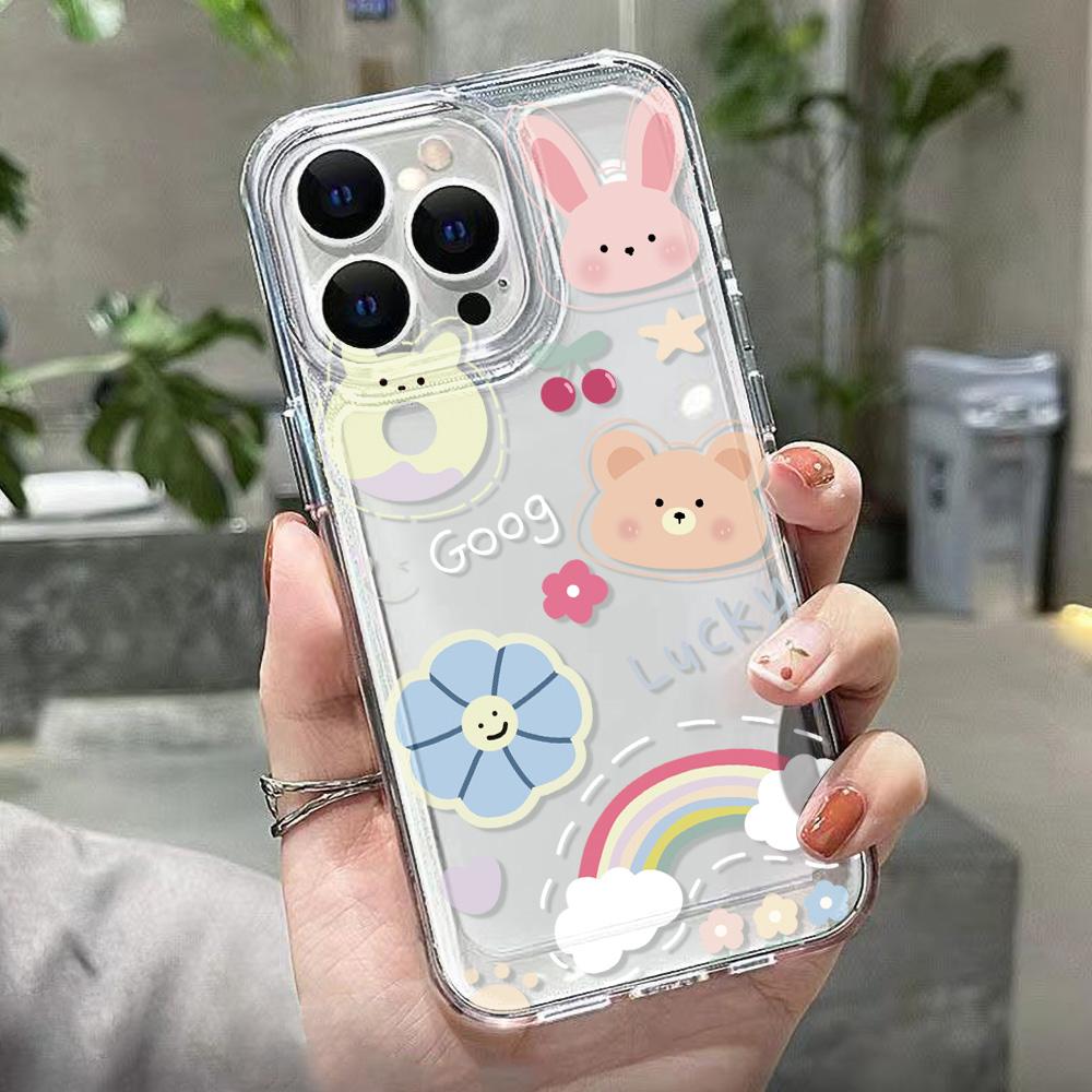 Drop-Proof Phone Case for iPhone 11 12 13 14 15 16 iPhone 14 15 16 Pro Max Samsung A16 A35 A36 A54 A55 S25 Xiaomi 11T