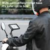 Adjustable Retractable Bike Phone Holder 360° Rotating Waterproof Anti-Shock Bike Motorcycle Handlebar Phone Mount Touchscreen