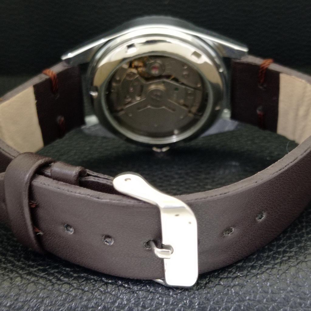 JAPAN VINTAGE REFURBISHED SEIKO 5 AUTOMATIC 6309A MENS RED DIAL WATCH A440707-4 Sk-a440707