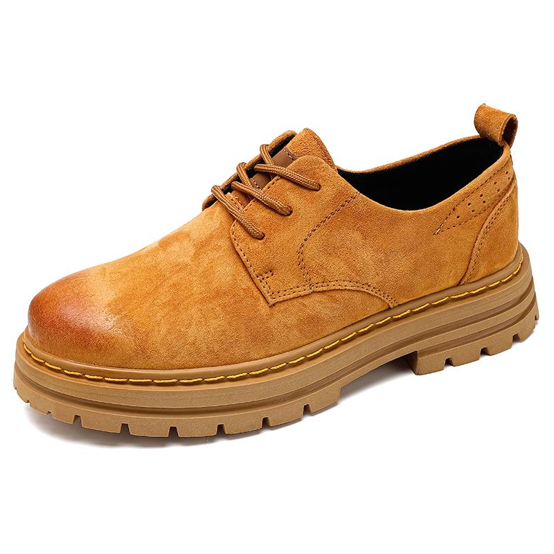 Suede Oxford Wear Resistant Round Toe