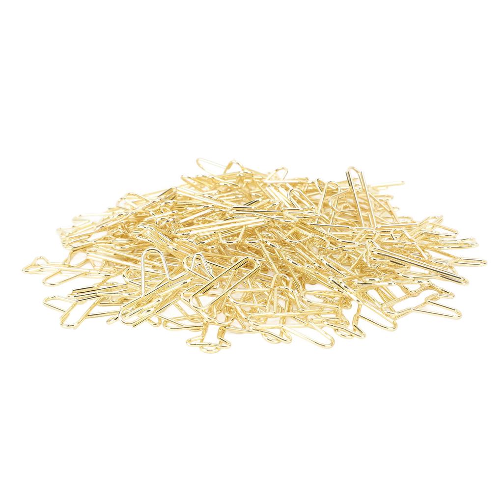 100Pcs Airplane Shaped Paper Clips Metal Lightweight Multipurpose Cute Shaped Paperclips Bookmarks Planner Clips for School