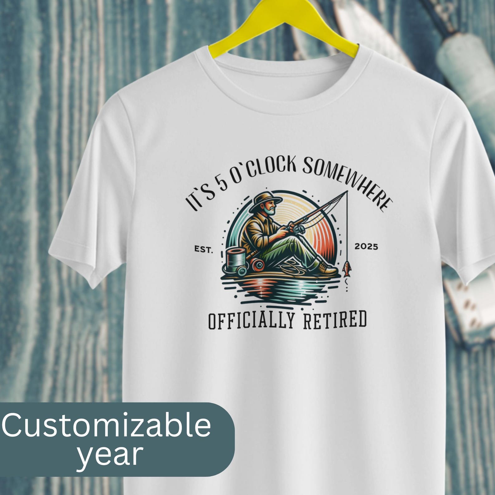 Retired Fisherman T-Shirt, Funny Retirement Gift, Bella Canvas Tee 2XL
