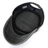 Couleur Militaire Simple Uni Réglable Chapeau Haut Plat Pêche Coton Lavé Vintage Genre Neutre Femmes Hommes Pour Chapeaux Casquette Militaire Extérieur Soleil