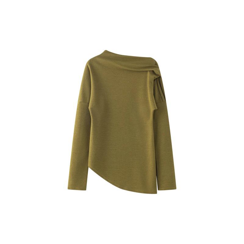 Longmei Nordic Style Elegant High Waist Elastic Skirt - Early Spring 2026 Edition Large