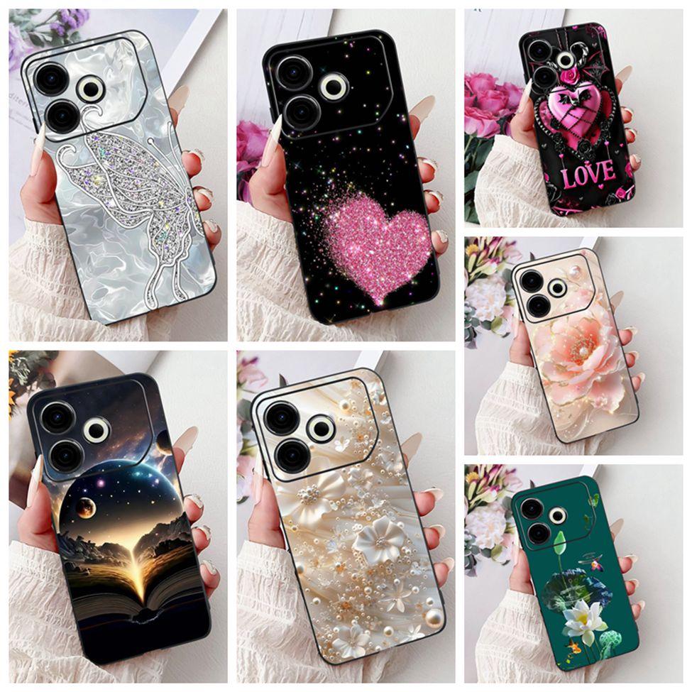 For Tecno Pova 6 Neo 4G Case Cover Luxury Butterfly Love Fashion Flowers Cool Lion Painted Phone Case For Techno Pova 6 Neo 4G
