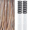 12Pcs Hair Tinsel Clip In 19.7" Glitter Tinsel Hair Extensions Synthetic Clip In Sparkle Hair Accessories For Kids Girls Women