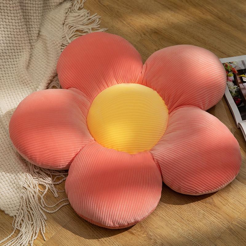 Soft Colourful Flower Pillow Stuffed Plush Daisy Flowers Shape Plant Chair Cushion Home Sofa Decor Soll Kids Girl Birthday Gift