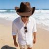 Style Felt Hat With Sunshade And Breathability For Mens Dress Use