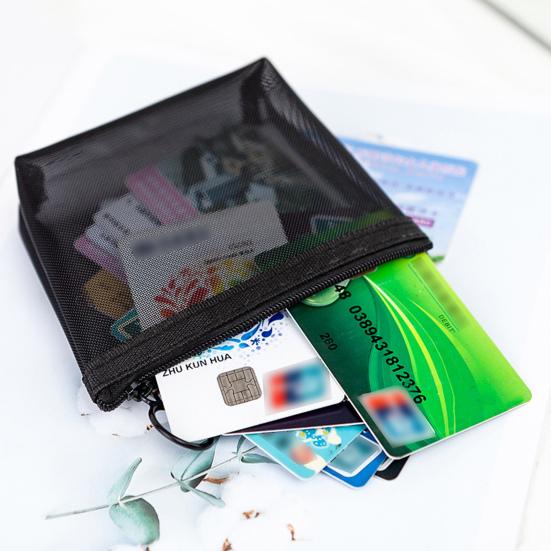 Federmäppchen Transparent Hohe Kapazität Tragbar Netz Reißverschluss Aufbewahrung Atmungsaktiv Reise Camping Waschtasche Reisezubehör