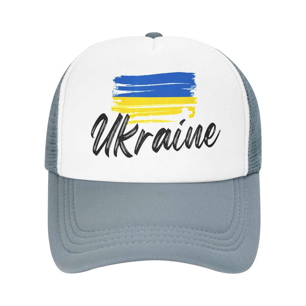 Ukraine Flag Ukrainian Mesh Baseball Caps Unisex Women HipHop Trucker Worker Cap Hat Adjustable Summer Trucker Cap