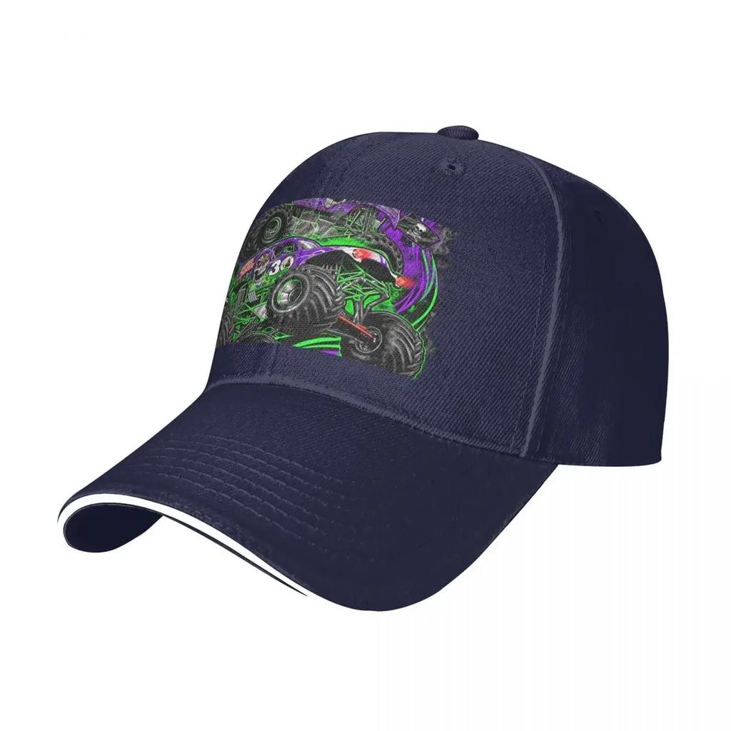 Monster Jam Grave Digger Monster Truck Art Fans Baseball Cap Bobble Hat Rave Beach Outing Hat Men Women's Beach Visor Men's