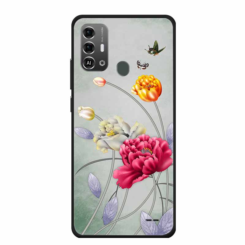 For ZTE Blade A53 Pro / A53Plus Case Lovely Soft TPU Painted Cat Silicone Cover for ZTE Blade A53 Plus Funda Coque A53Pro Shell