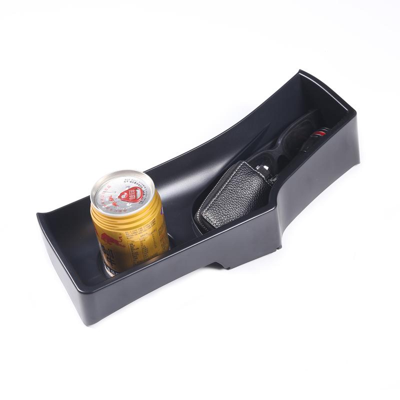 For Toyota Tundra 2007-13 ABS Black Car Central Control Water Cup Holder Storage Box Multifunctional Storage Box Car Accessories