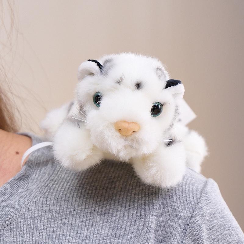 Cute Siberian Tiger Refrigerator Magnet Plush Toy