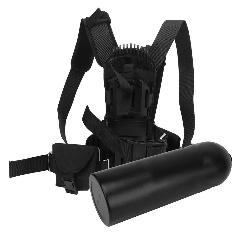 Scuba Tank Backpack Adjustable Diving Equipment Scuba Tank Holder Backpack for Diving Swimming Underwater Operations