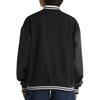 Vans Varsity Club Bomber Jacket Loose Striped Letter Print Jacket Women Jacket Black VN000GJRBLK