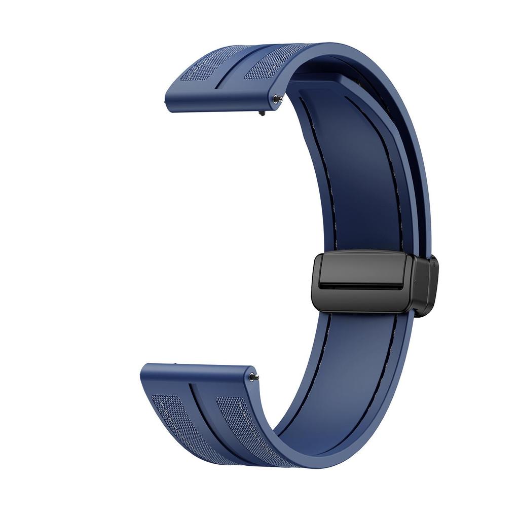 Woven Nylon & Silicone Strap for Huawei Watch GT5/GT6/4 Pro with Magnetic Buckle, Compatible with Apple Watch.