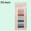 60/90/120/200 Sheets Self Adhesive Sticky Notes Memo Pad Flags Tab Loose-leaf Index Sticker Bookmark Page Sticker Sticky Notes