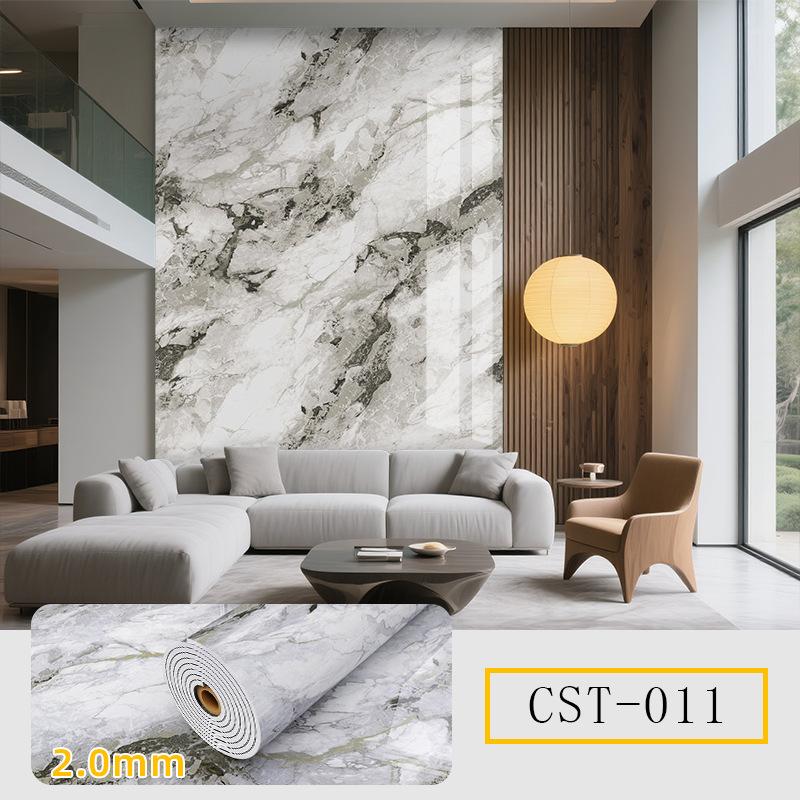 Roll-up Fliesenaufkleber Tapete Selbstklebend Wasserdichte Tapete Verdickter Marmor Verdickte Rolle Dekorative Wandaufkleber