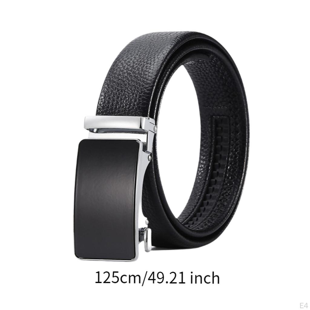 Men Belt Casual Automatic Buckle Elegant Dress for Pants Birthday Gift