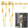 2Pcs Cat Shaped Cat Door Lock Durable Pet Door Holder Let Cat In Dog Door Opener  Pet Supplies