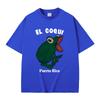 Bad Bunny EL COQUI Rana Stesso Stile Magliette Debi Tirar Mas Fotos Stampa Album Maglietta Uomo Donna Hip Hop Estate Maglietta Oversize