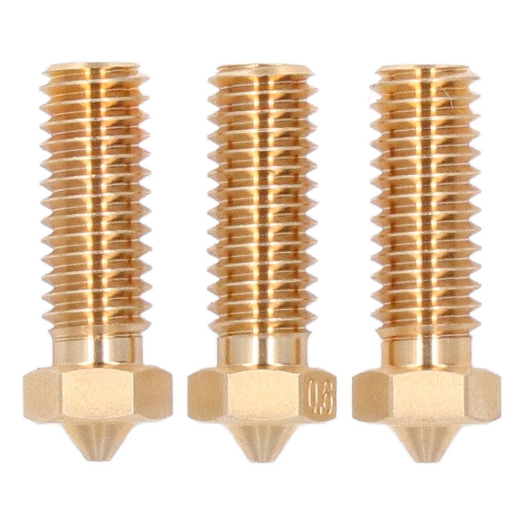 3 stk Volcano Dysesett Messing Høyhastighets Skrivehode 1,75 mm Langt Filament for 3D-skriver