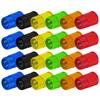 Plastic Tire Valve Caps Built-in Valve Core Remover Tool Universal Stem Covers for Cars Bike and Bicycle Trucks Motorcycles Valve Stems 1