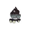 Shoes Artistic Canvas Bus Brooch Colorful Enamel Pin For Eyecatching Accessories Fashion