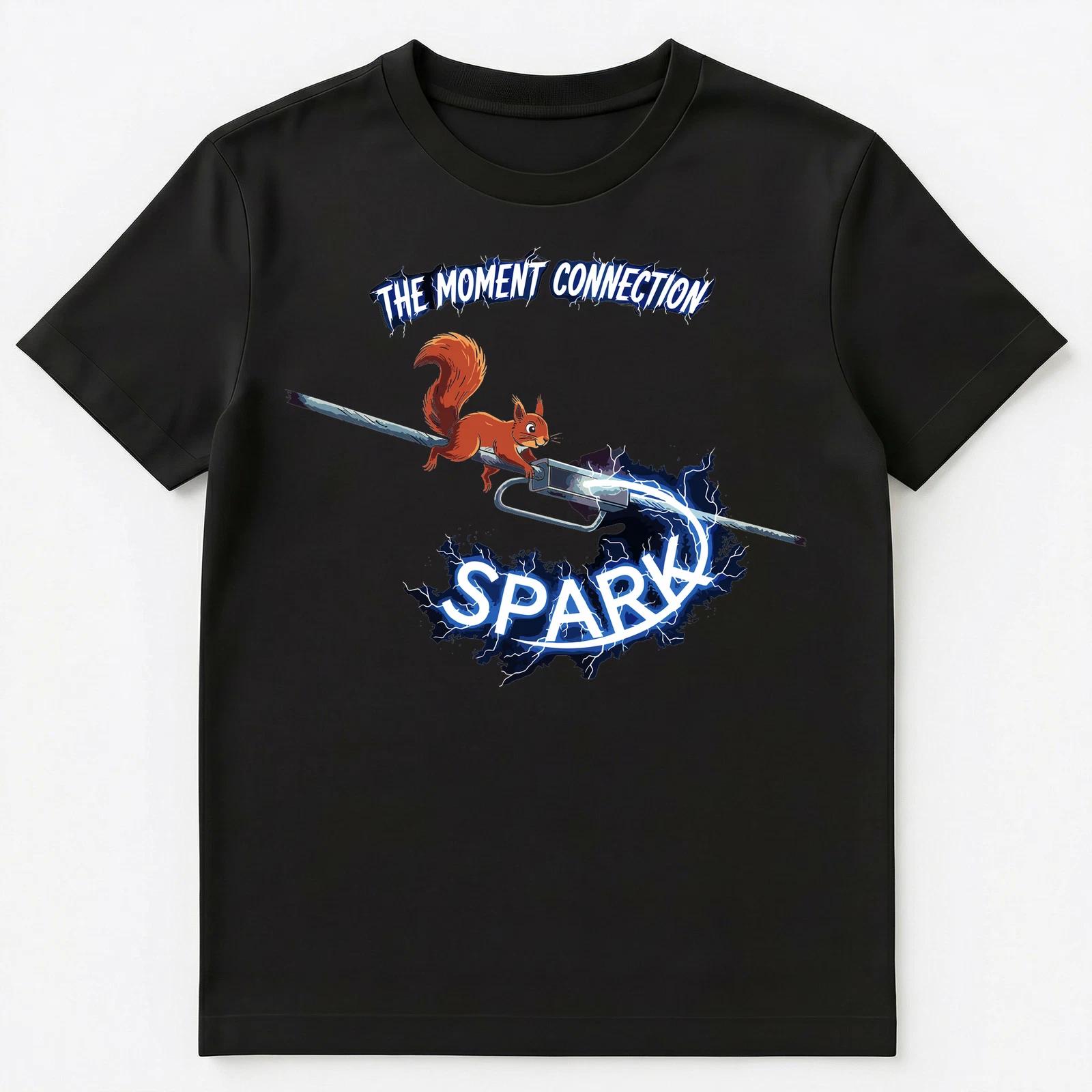 

Tram Enthusiast Squirrel Sparky Electric Funny Animal Unisex T-Shirt S