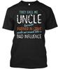Funny Uncle Partner In Crime T-Shirt Made In the USA Size S To 5XL