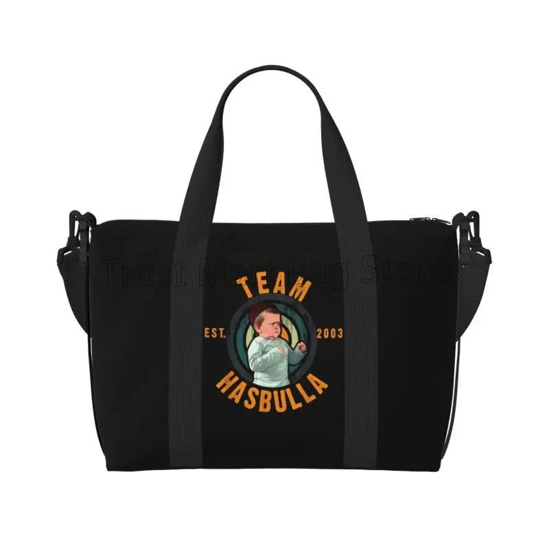 

Funny Hasbulla Magomedov Travel Duffel Bags Waterproof Weekender Overnight Hand Bag Unisex Large Capacity Carry on Luggage Bag