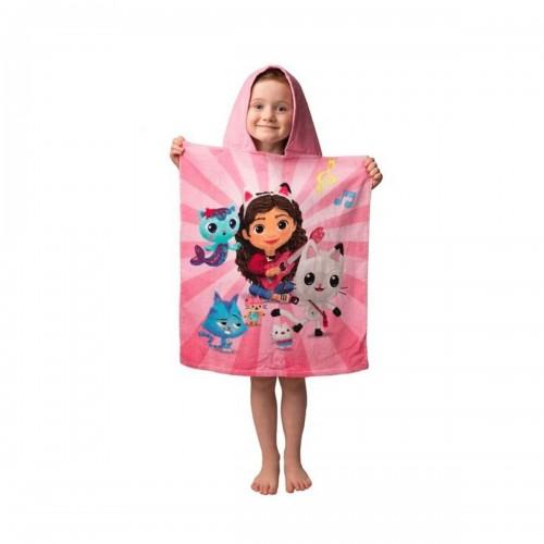 Gabby´s Dollhouse Childrens/Kids Cotton Hooded Towel