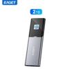 EAGET Fingerprint encryption External SSD 540MB/s Portable SSD External Solid State Drive USB 3.2 Gen2 Type-C SSD Compatible for PC, Laptops