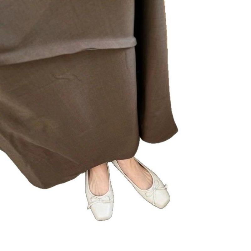 Rundspitzige Niedrig geschnittene High Heels - Neuer Stil Flache Vielseitige Basisschuhe