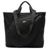 LACOSTE Fabric Tote One Shoulder Handbag Unisex Black NU4816NE-000-